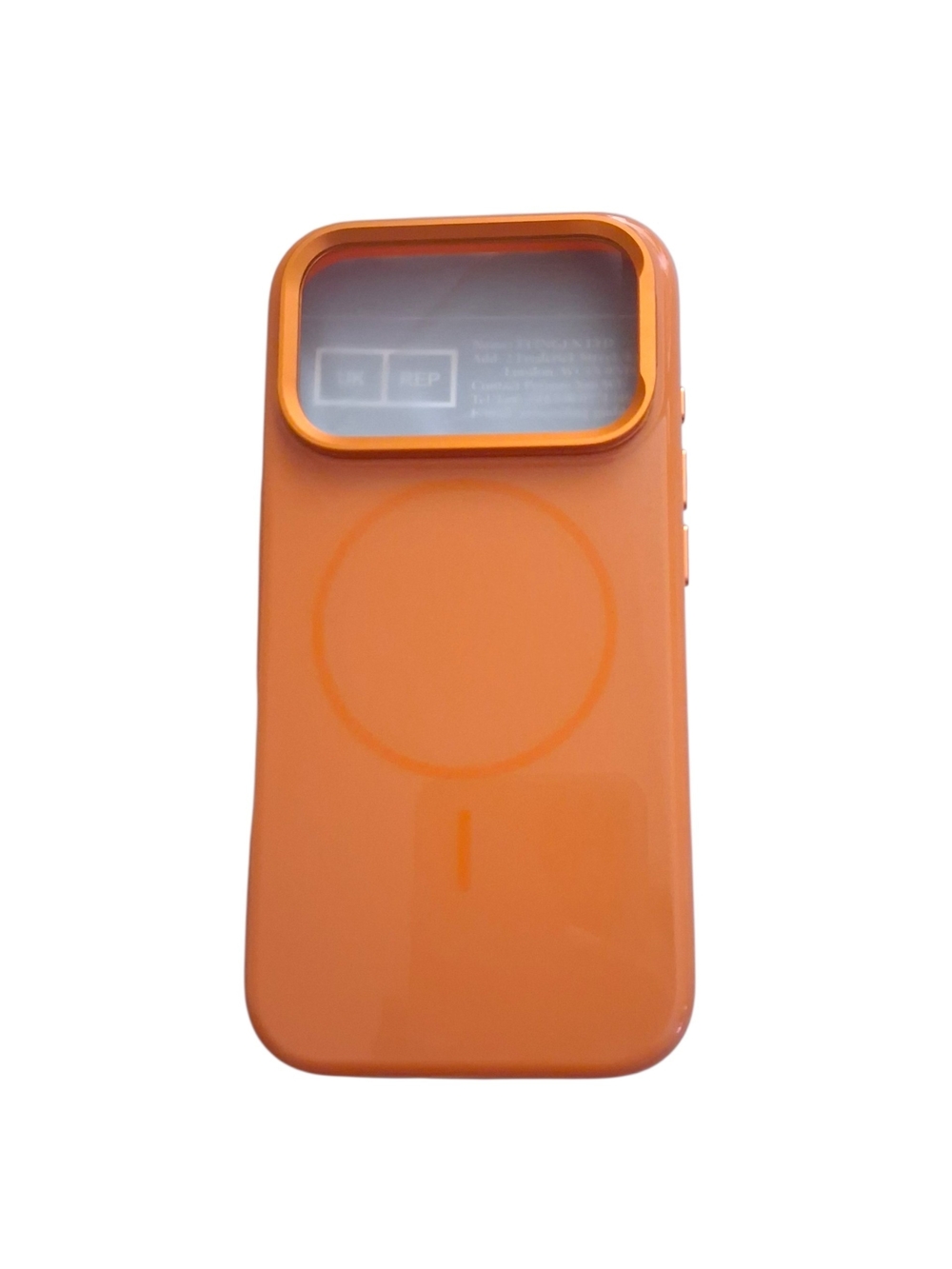 Orange Wireless Charger Case